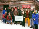 Participants at a previous WMARC Harvard Cabin test session. Rich and Marcia are on the left on the front row.